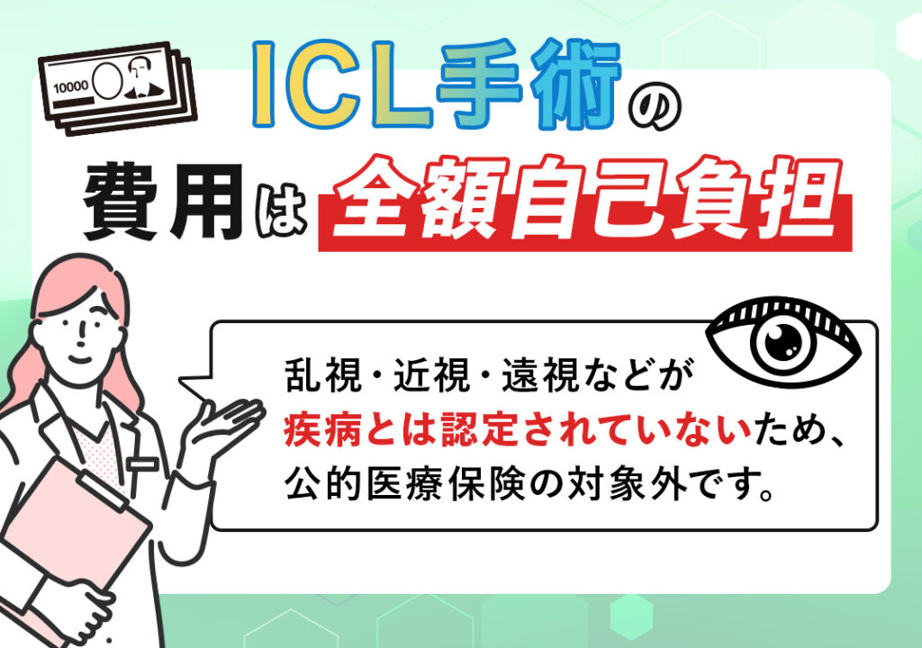 ICL手術は保険適用外