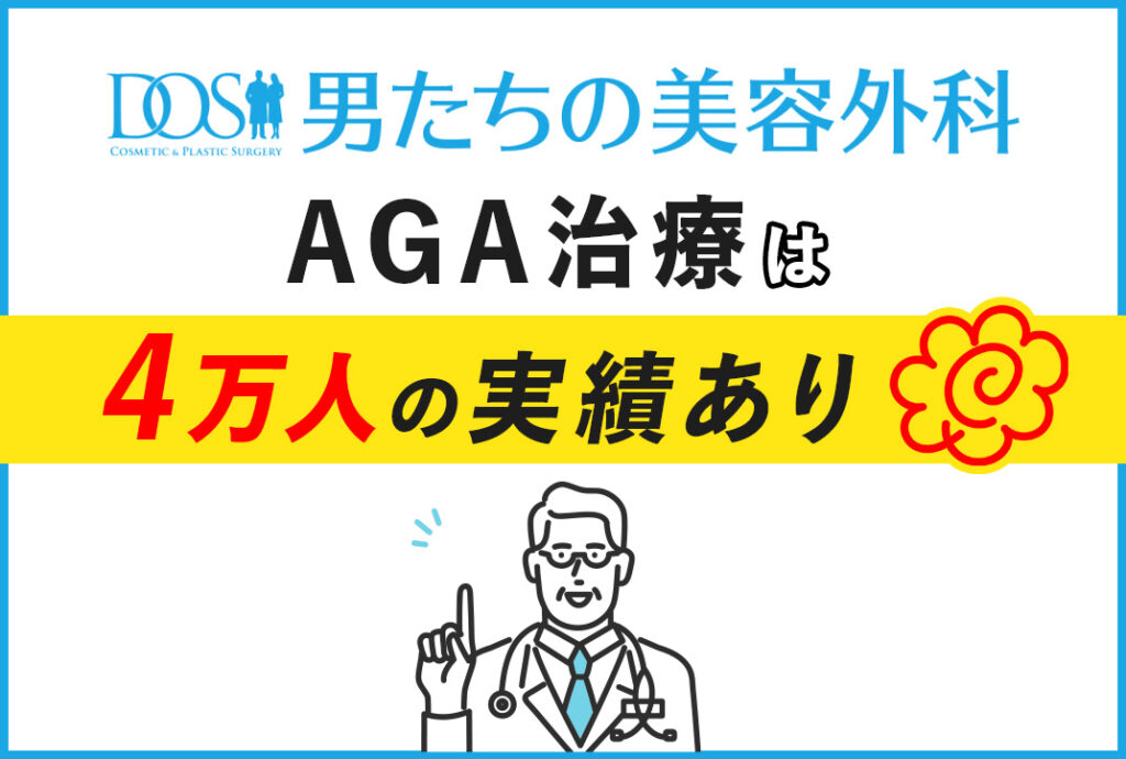AGA治療は4万人の実績あり