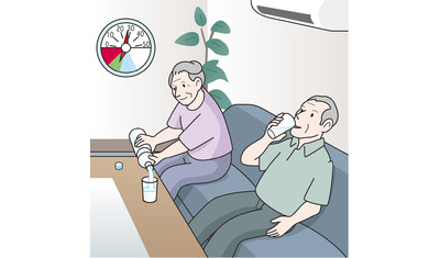 周囲のサポートが不可欠―高齢者の熱中症
室温管理と水分補給がカギ