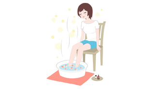 自宅で手軽にリラックス全身の血行改善促す足浴