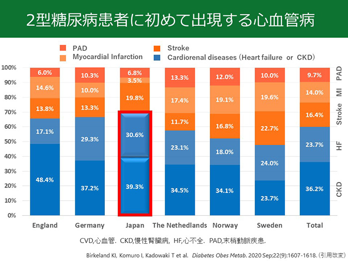 心血管病の国ごとの割合