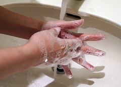 正しい手の洗い方