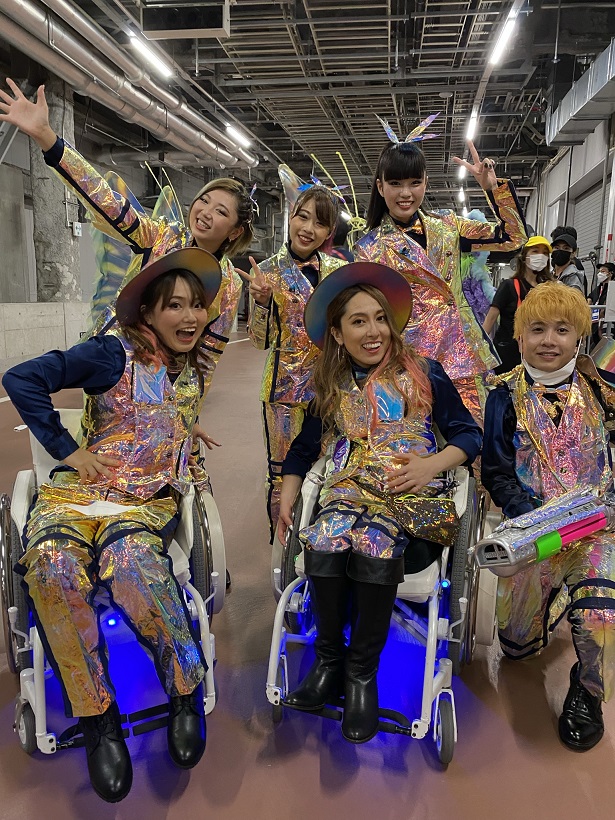 東京パラリンピックの閉会式では車椅子でパフォーマンスに出演