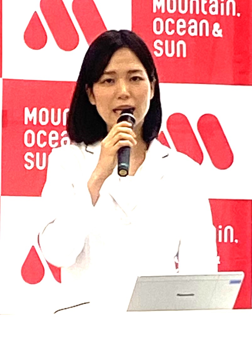 弱視について説明する名大附属病院の安田病院助教