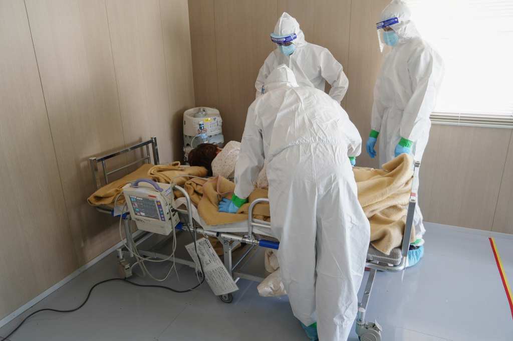 新型コロナウイルスで大阪府が開設した「入院患者待機ステーション」＝大阪府提供