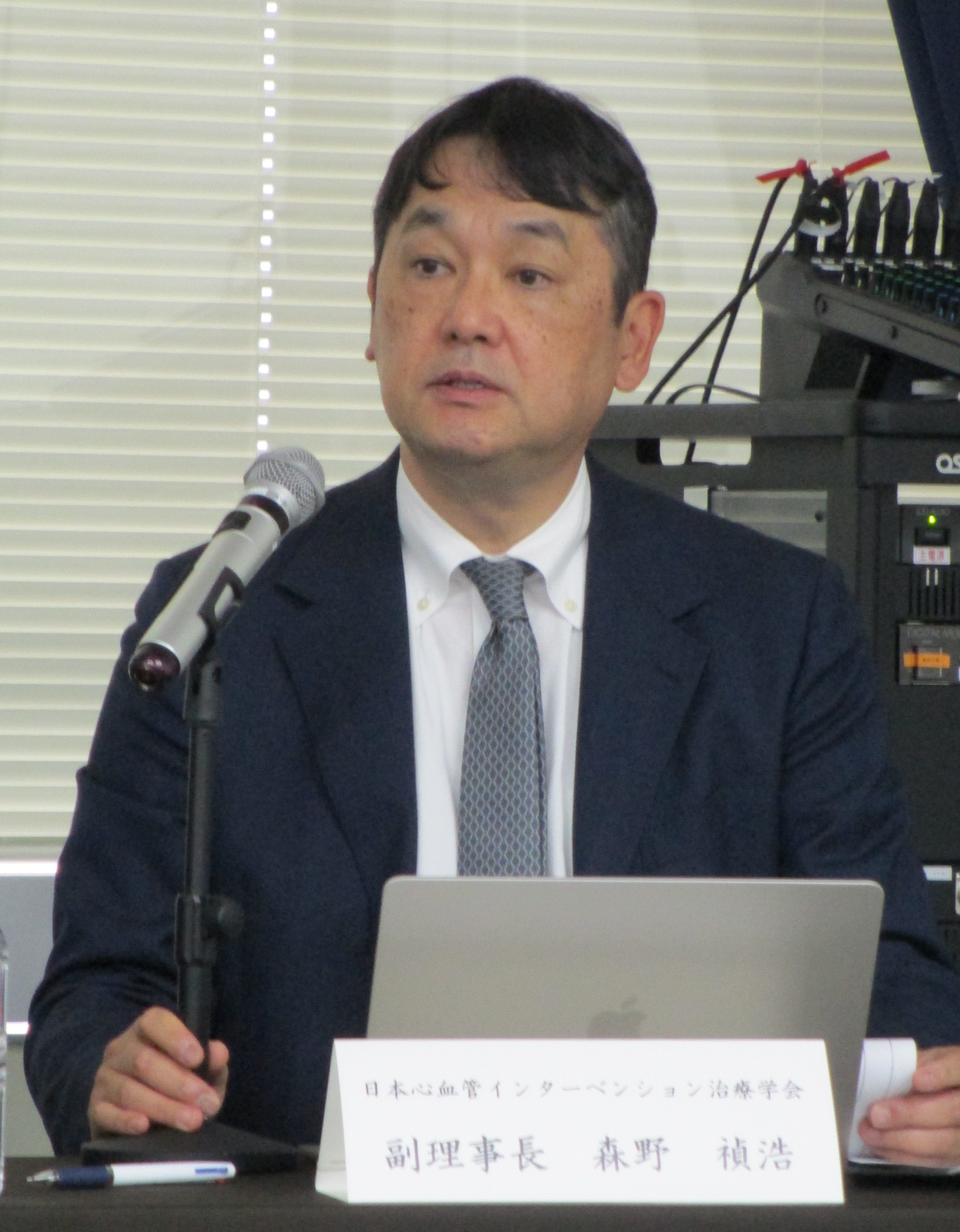 岩手医科大附属病院の森野禎浩病院長