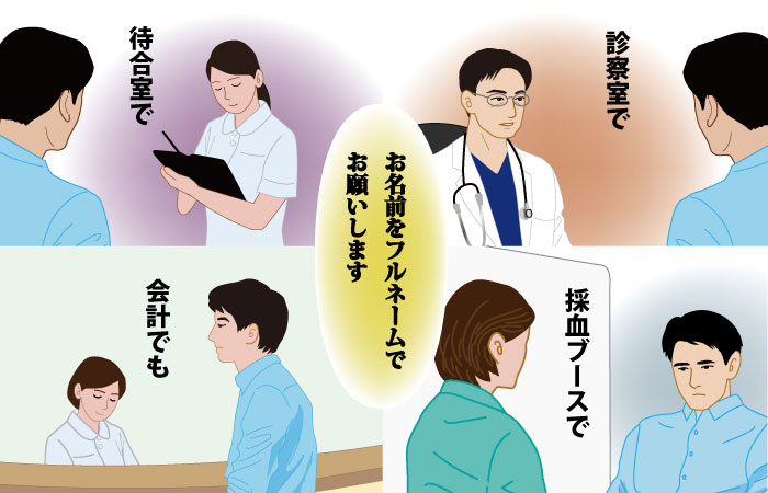 何度もフルネームで名乗るのは誤認事故を防ぐため