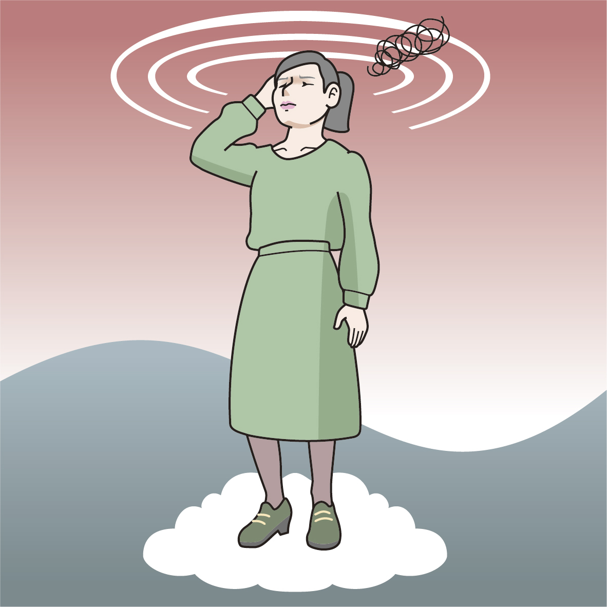 めまい、ふらつきは重大な病気のサインのことも