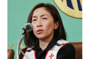 病院爆撃やめて、涙の訴え＝ガザ退避の看護師会見―東京
