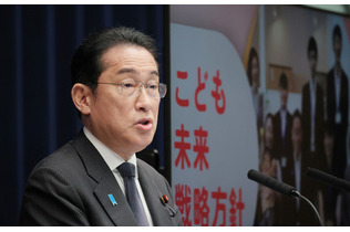 岸田首相「若者の所得伸ばす」＝少子化対策、経済成長と両輪