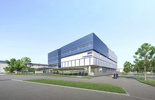 ＡＧＣがＡＧＣ横浜テクニカルセンターに新設するメッセンジャーＲＮＡ（ｍＲＮＡ）などの開発・製造施設の完成予想図（同社提供）