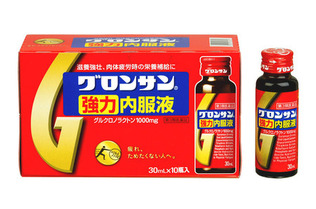 ライオンが売却するドリンク剤ブランド「グロンサン」の強力内服液（同社提供）
