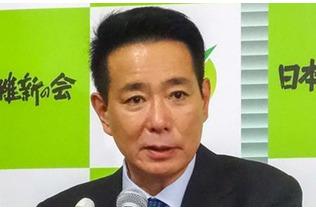 年金法案、維新「賛成できず」＝底上げ策削除を批判