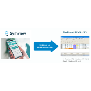 「メディコム」ブランドの医事一体型電子カルテシステムとWEB問診システム「Symview」とのAPI連携を開始