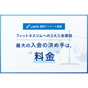 【LifeFit 最新調査】24時間運営フィットネスジムへの3大入会要因