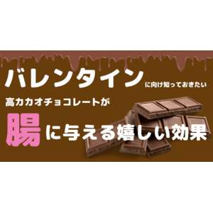 高カカオチョコレートの適度な摂取は、健康へ好影響を及ぼす！？バレンタインデーに向けて意識したい効果的なチョコレートの摂取方法について