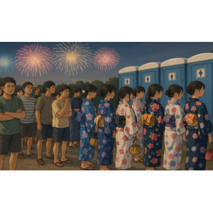 【調査】 夏イベントでの“トイレ不安”約80%が「ガマン経験あり」