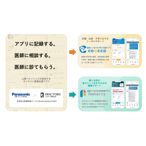 ドクターズ株式会社が提供するDoctors Station(R)OEMを活用した、山陰パナソニック株式会社の「子育て支援/女性支援アプリ」リリース