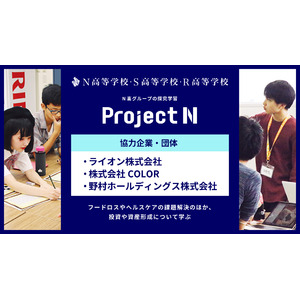 高校生がライオン株式会社・株式会社COLOR・野村ホールディングス株式会社と連携し、フードロスやヘルスケアの課題解決のほか、投資や資産形成について学ぶ