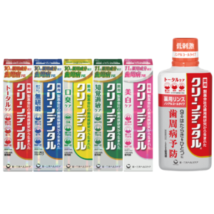 製薬会社の高機能歯周病予防歯みがきが、シリーズ最高処方（*1）へ。「クリーンデンタル トータルケアシリーズ」を全面リニューアル