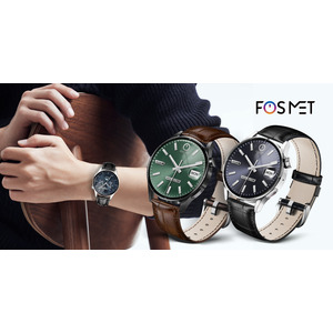 【新発売】FOSMET QS39レザースバンドスマートウォッチ：洗練されたエレガンス、レザーバンド時計の魅力を探る