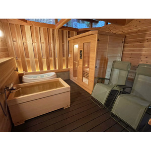 サウナ・温泉・水風呂を1つの空間で楽しむ　静岡県 伊豆長岡の温泉旅館にプライベートサウナ登場