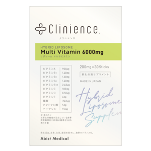 飲む点滴サプリメント「Clinience（クリニエンス）」リポソームサプリメントシリーズに新たにリポソームマルチビタミンが登場