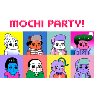 イラストレーター腹肉ツヤ子がNFTアートをリリース。ボディ・ニュートラルを称える「MOCHI PARTY!」。