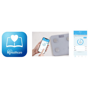 健康管理アプリ「IRIShealthcareウェルネスノート」公開　アプリと連携できる「体組成計(※1)」も新発売