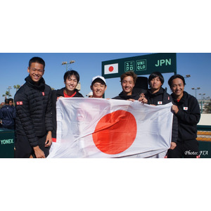 ノアインドアステージが男子国別対抗戦デビスカップ日本代表チームのプラチナスポンサー契約を締結