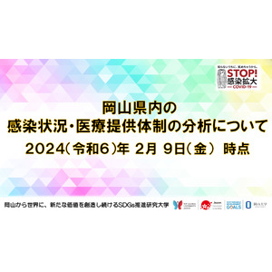 【岡山大学】岡山県内の感染状況・医療提供体制の分析について（2024年2月9日現在）