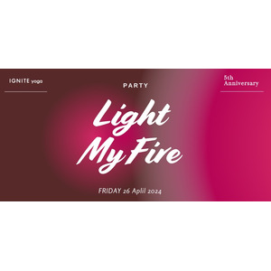 人気ヨガスタジオ「IGNITE YOGA」が5th Anniversary Party～Light My Fire～を開催！