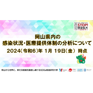 【岡山大学】岡山県内の感染状況・医療提供体制の分析について（2024年1月19日現在）