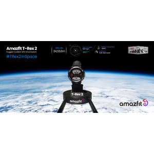 アウトドア向けGPSスマートウォッチ「Amazfit T-Rex 2」極限状態の宇宙・成層圏での性能評価試験に成功！