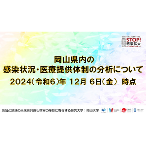 【岡山大学】岡山県内の感染状況・医療提供体制の分析について（2024年12月6日現在）