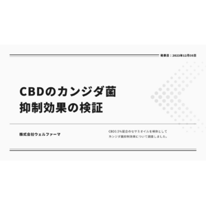 CBD配合のデリケートゾーンオイルによるカンジダ菌抑制効果についての検証レポート