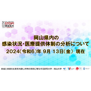 【岡山大学】岡山県内の感染状況・医療提供体制の分析について（2024年9月13日現在）