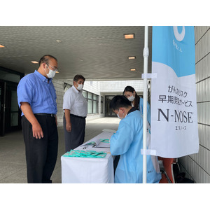 日本相撲協会オフィシャルパートナーの株式会社HIROTSUバイオサイエンス　日本相撲協会協会員約200名が線虫がん検査「N-NOSE(R)」を受検