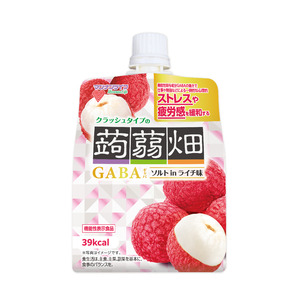 【機能性表示食品】ストレスや疲労感が気になる方に！6月5日（月）「クラッシュタイプの蒟蒻畑GABAソルトinライチ味」新発売！
