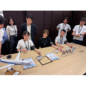 世界高血圧デーに合わせて血圧測定をする社内イベントを開催　　　ノバルティス ファーマ株式会社の協力のもと