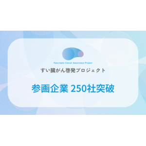 Craifが発足したすい臓がん啓発プロジェクトの参画企業数 250社突破！