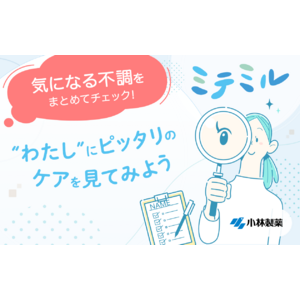 女性の健康をサポートするフェムケア提案サービス「ミテミル」を公開