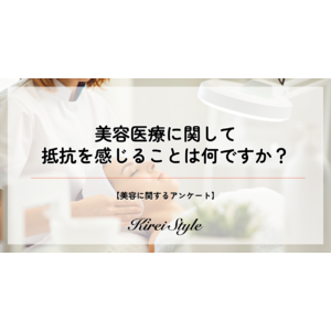 【独自調査】美容医療で抵抗を感じることは全世代で「費用面」がトップも、2位以降は年代によって異なる結果に！