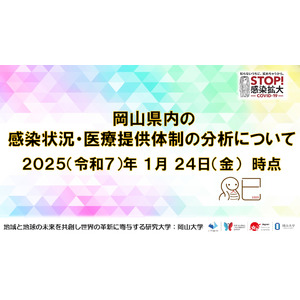 【岡山大学】岡山県内の感染状況・医療提供体制の分析について（2025年1月24日現在）