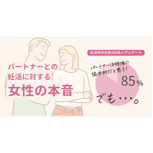 妊活において女性が感じる男性との「温度差」や「意識のギャップ」が明らかに