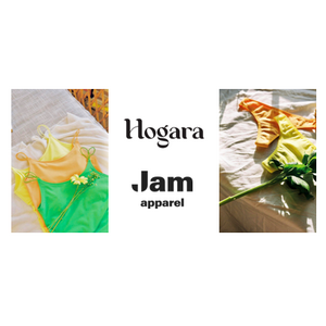 フェムケアブランド『Hogara』が「Jam apparel」とコラボ！大好評ビタミンカラー3色のタンガ型吸水ショーツとカップ付きキャミソール、9月15日(金)よりHogara ECサイトで販売開始