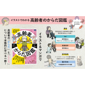 高齢者にかかわる医療・福祉の場面で役に立つ！　『イラストでわかる　高齢者のからだ図鑑』発売