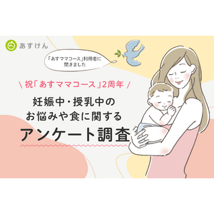 妊娠中・授乳中女性の約6割が「食事や体重に関して悩んでいる」と回答～積極的に食べている食材は「ほうれん草」と「卵」！～