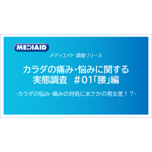 カラダの痛み・悩みの対処にまさかの男女差!?「セルフケアする女性たち」と「ケアを後回しにしがちな男性たち」。