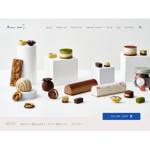 ギフトにも人気のロースイーツ「テリーヌ・オ・ショコラ」、Anna-sanが公式ブランドサイトを公開